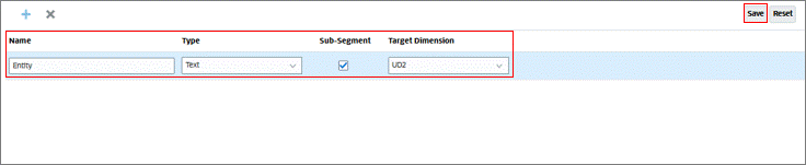 Entity segment details